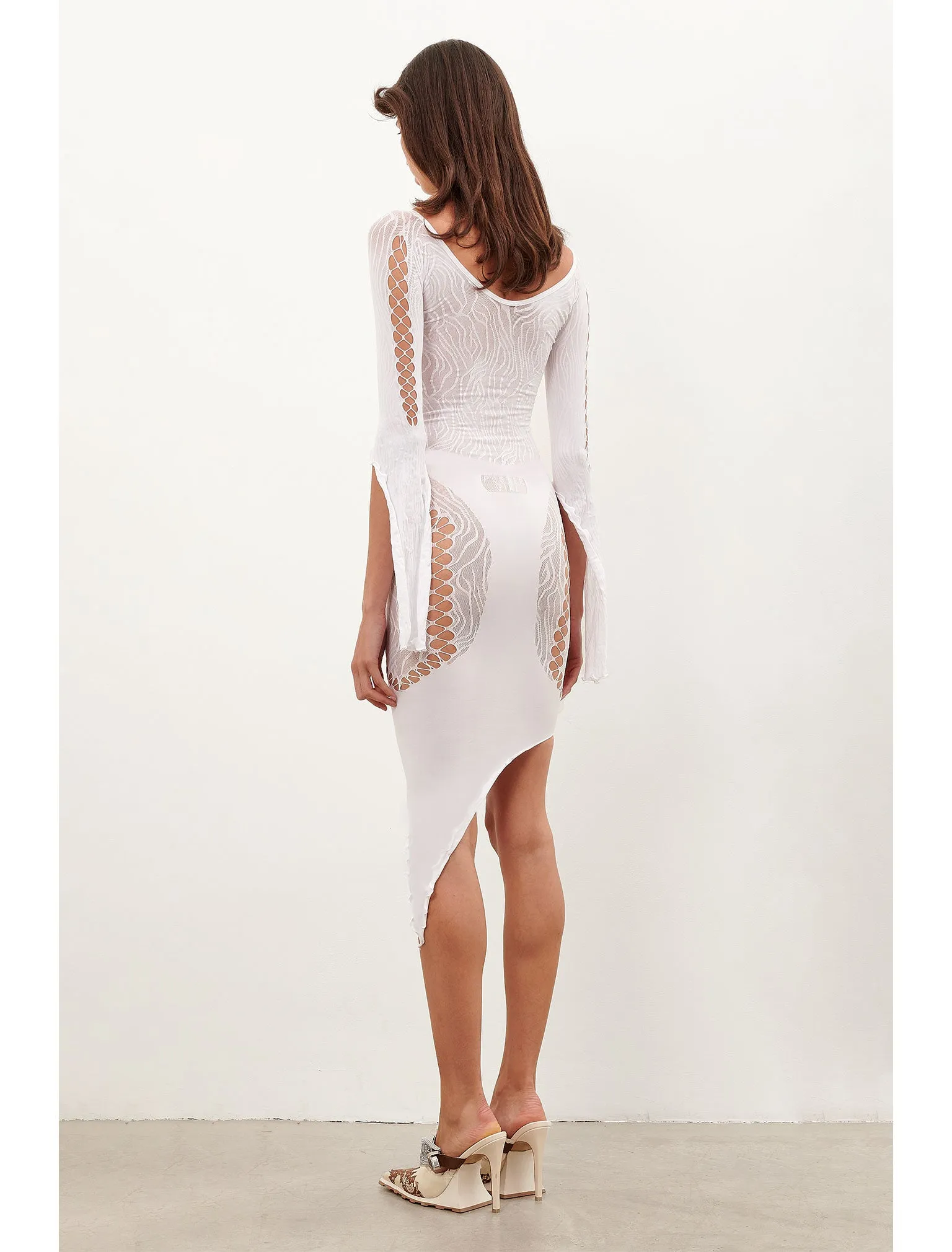 Charlotte Dress Optic White