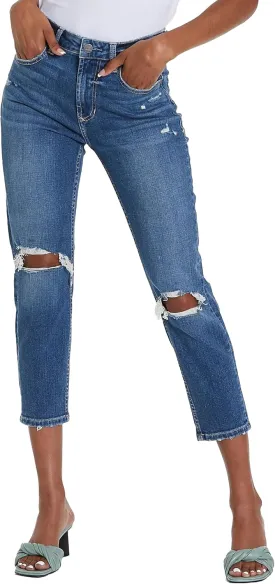 DEAR JOHN Roxie High Rise Cropped Leg Women's Mom Jeans