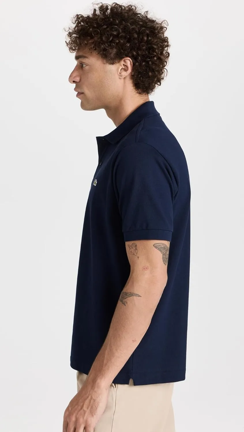 Lacoste Men's Short Sleeved Ribbed Collar Shirt