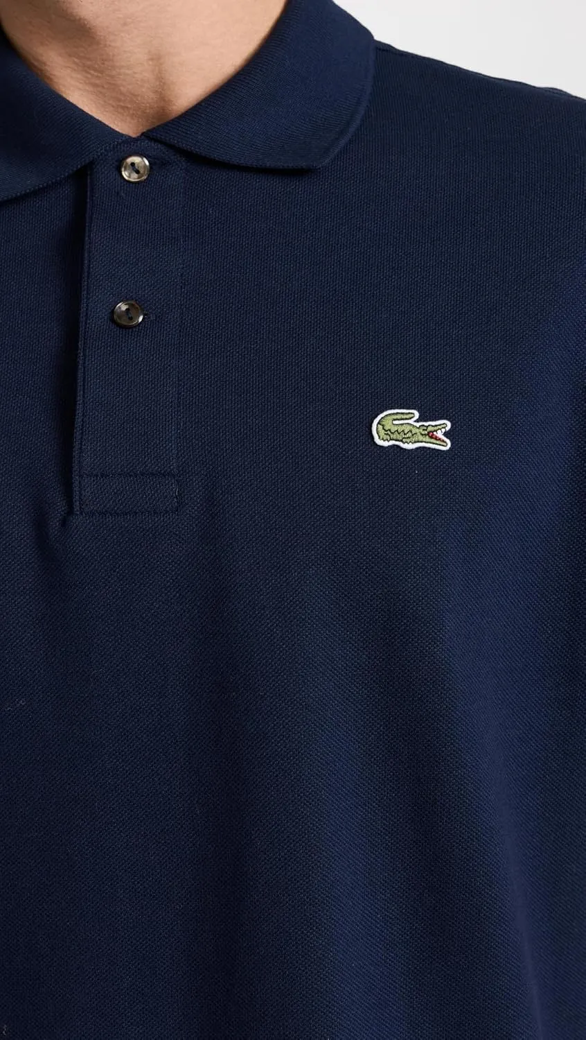 Lacoste Men's Short Sleeved Ribbed Collar Shirt
