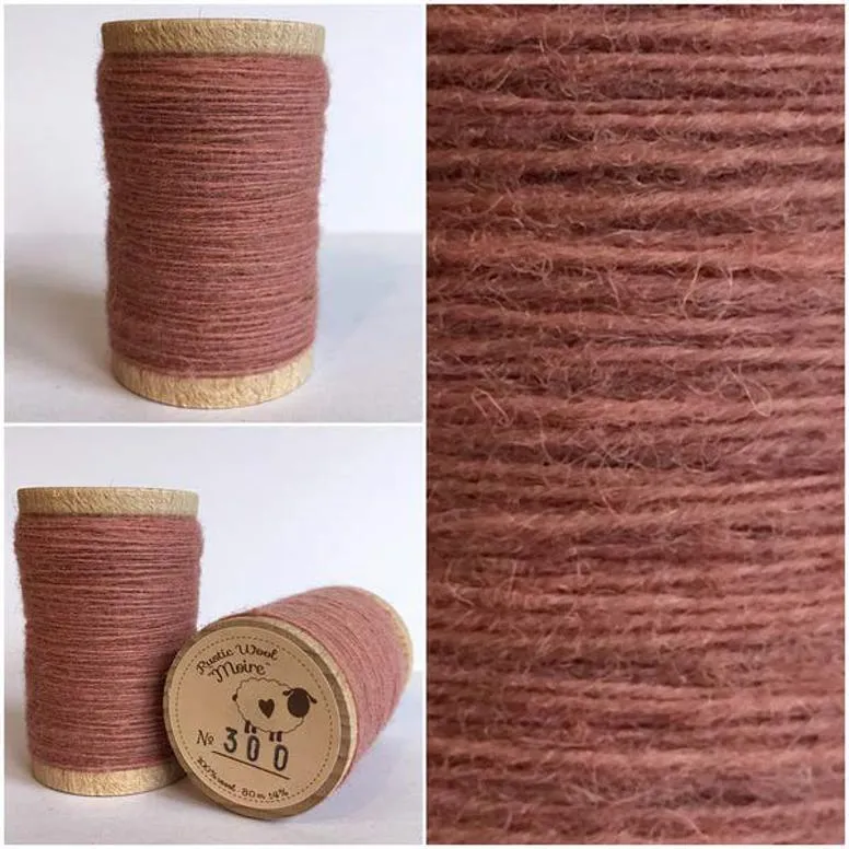 MAUVE Hand Dyed Fat QUARTER Wool Fabric for Wool Applique and Rug Hooking