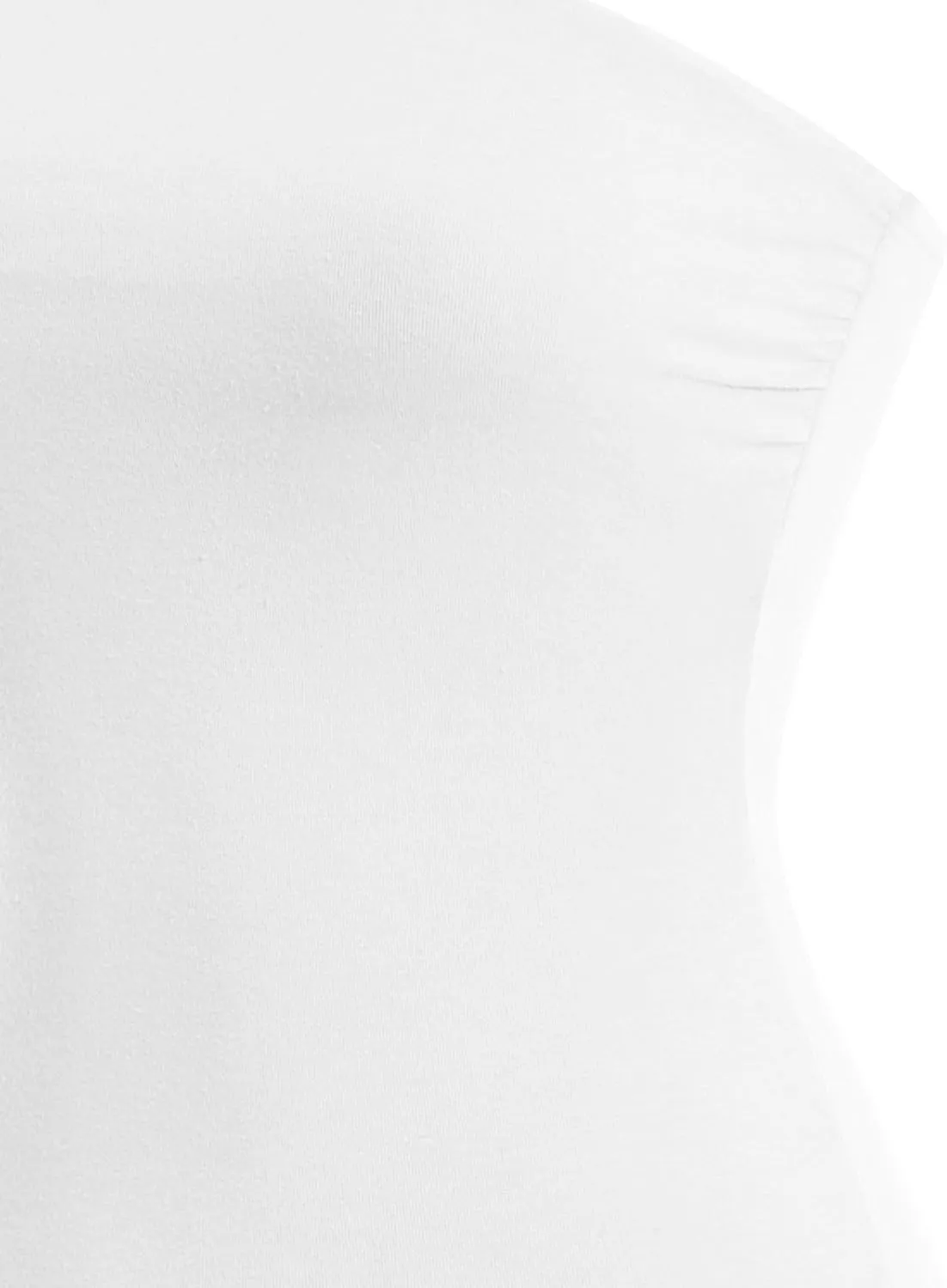 MixMatchy Women's Basic Casual Stretchy Long Bandeau Tube Top Strapless Undershirts