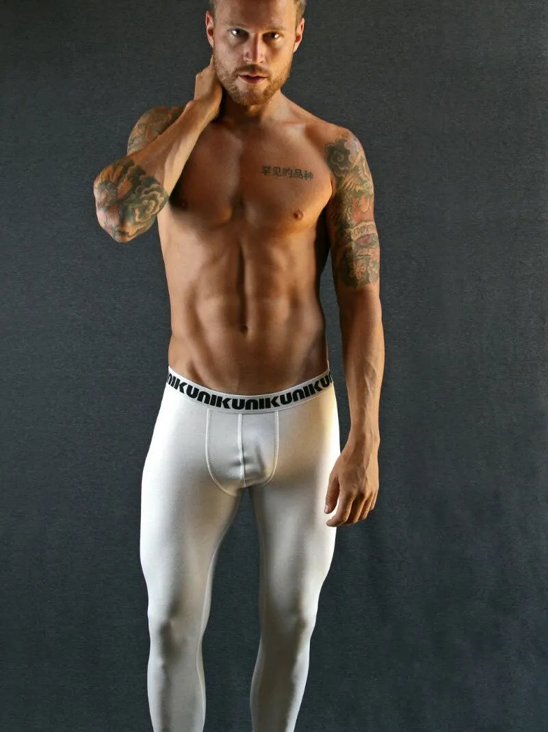 NIKU Long Johns White