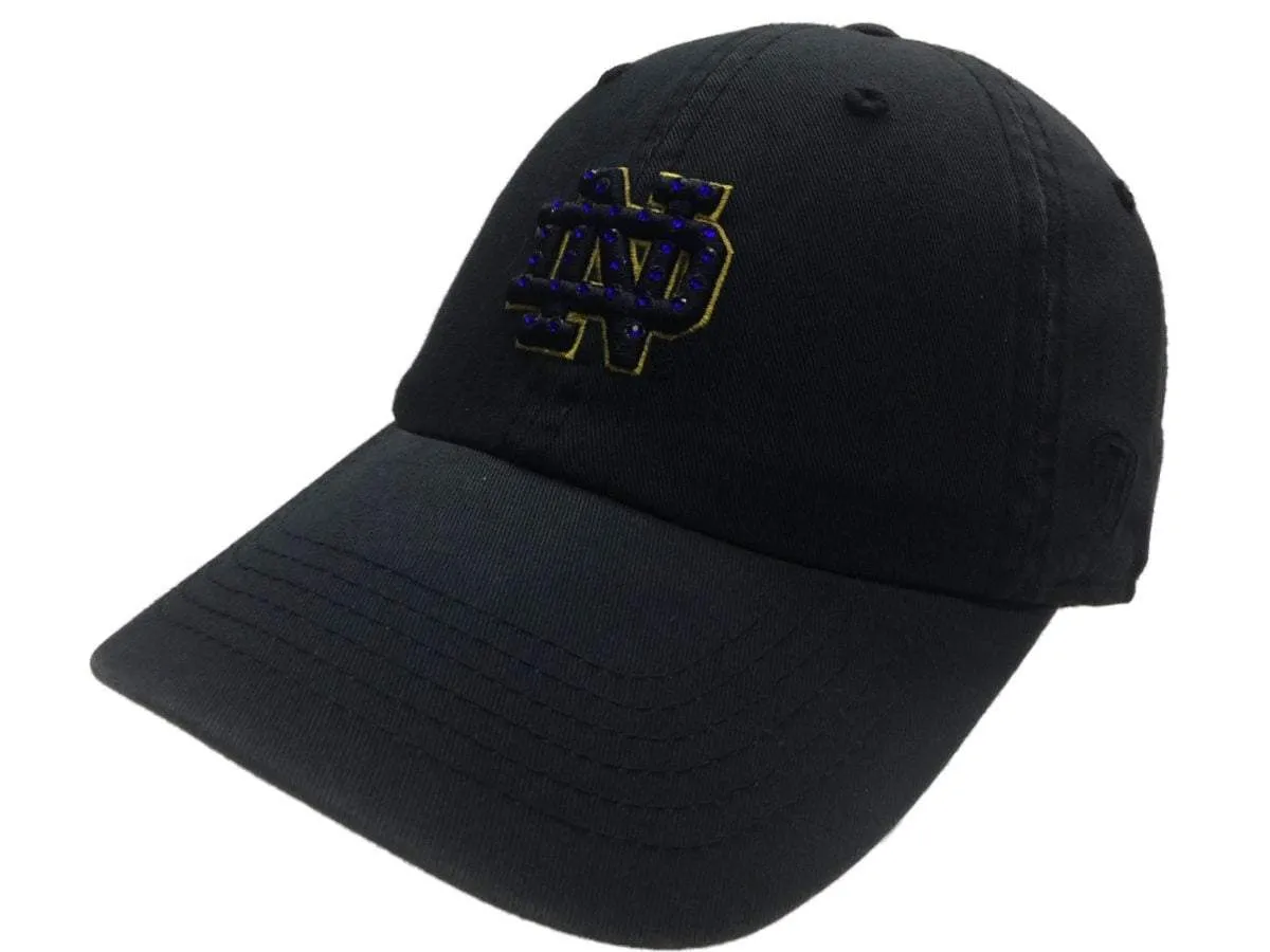 Notre Dame Fighting Irish TOW Women Navy Radiant Jewel Logo Adj. Slouch Hat Cap