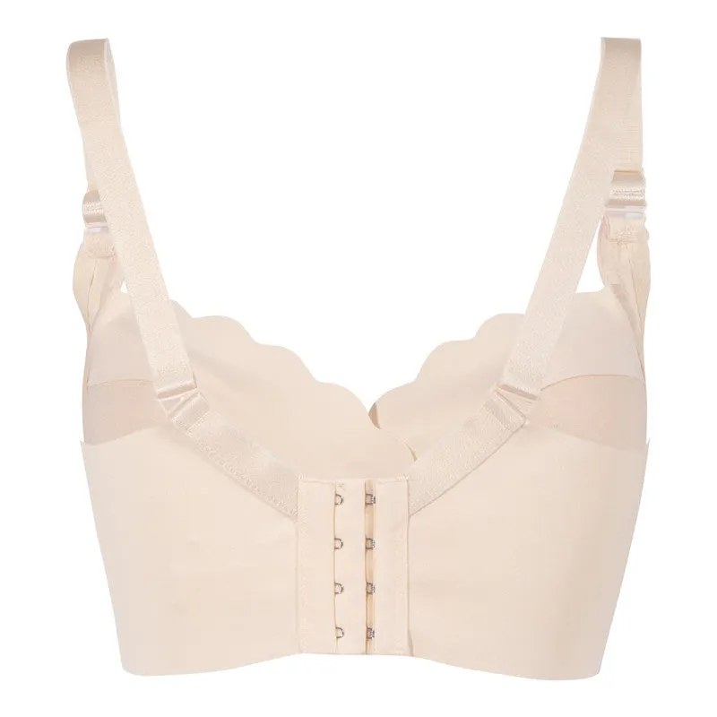 Okus - Elegant Seamless Maternity & Nursing Bra - Beige