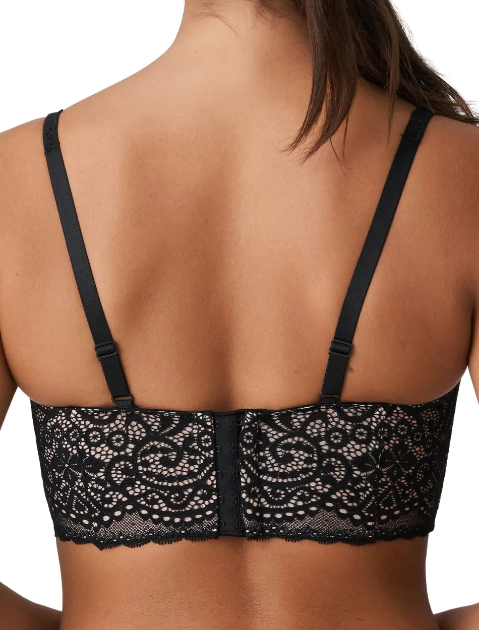 PrimaDonna Twist I Do Plunge Longline Bra Underwired, Black