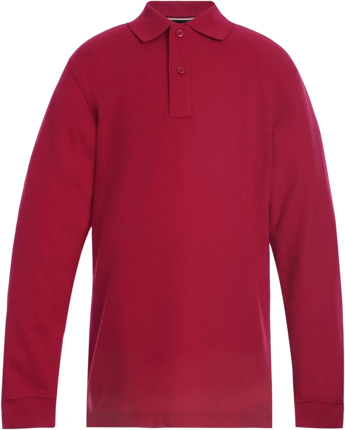 Tommy Hilfiger Kids' Long Sleeve Pique Co-ed Polo Collar Shirt