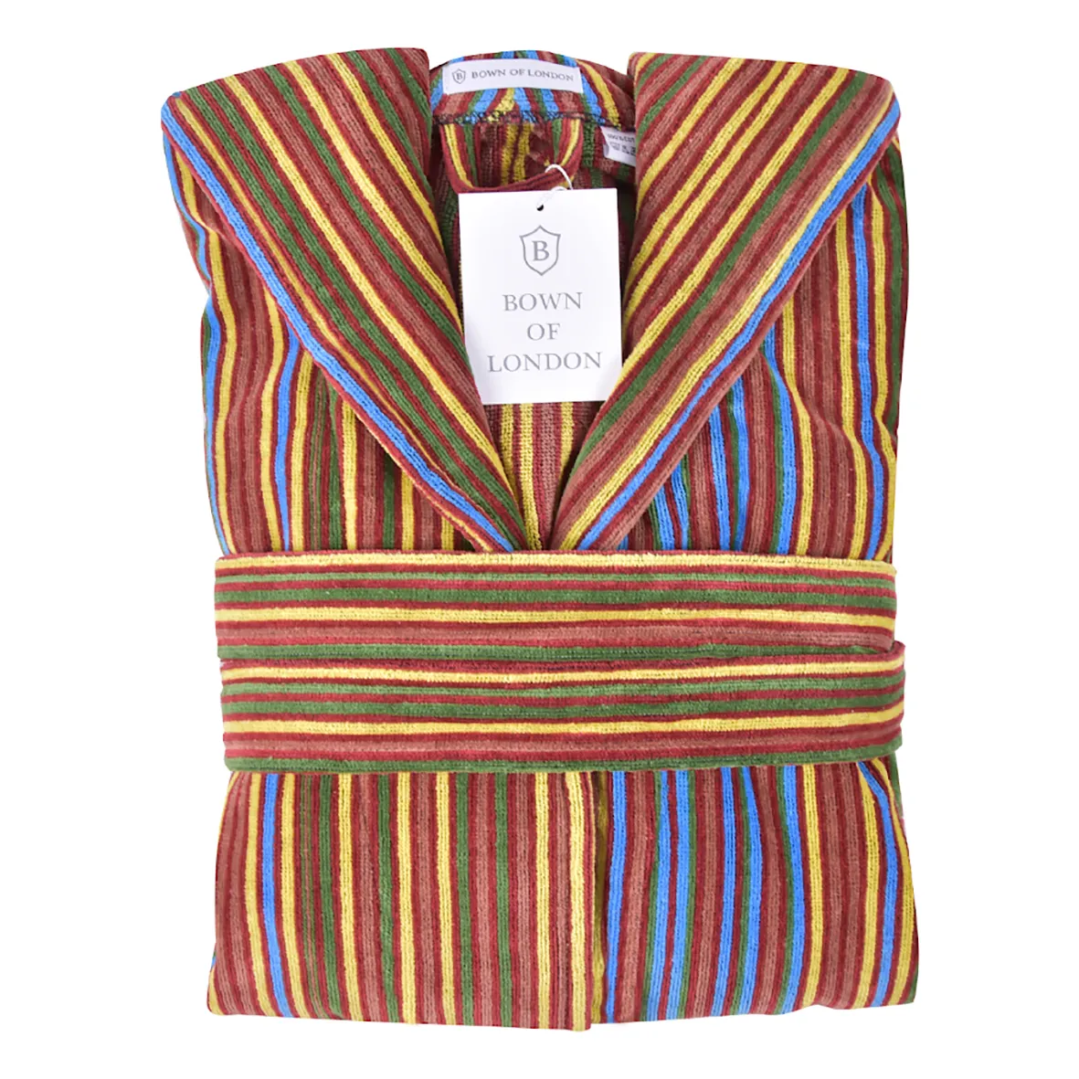 Women's Hooded Striped Robe - Savernake